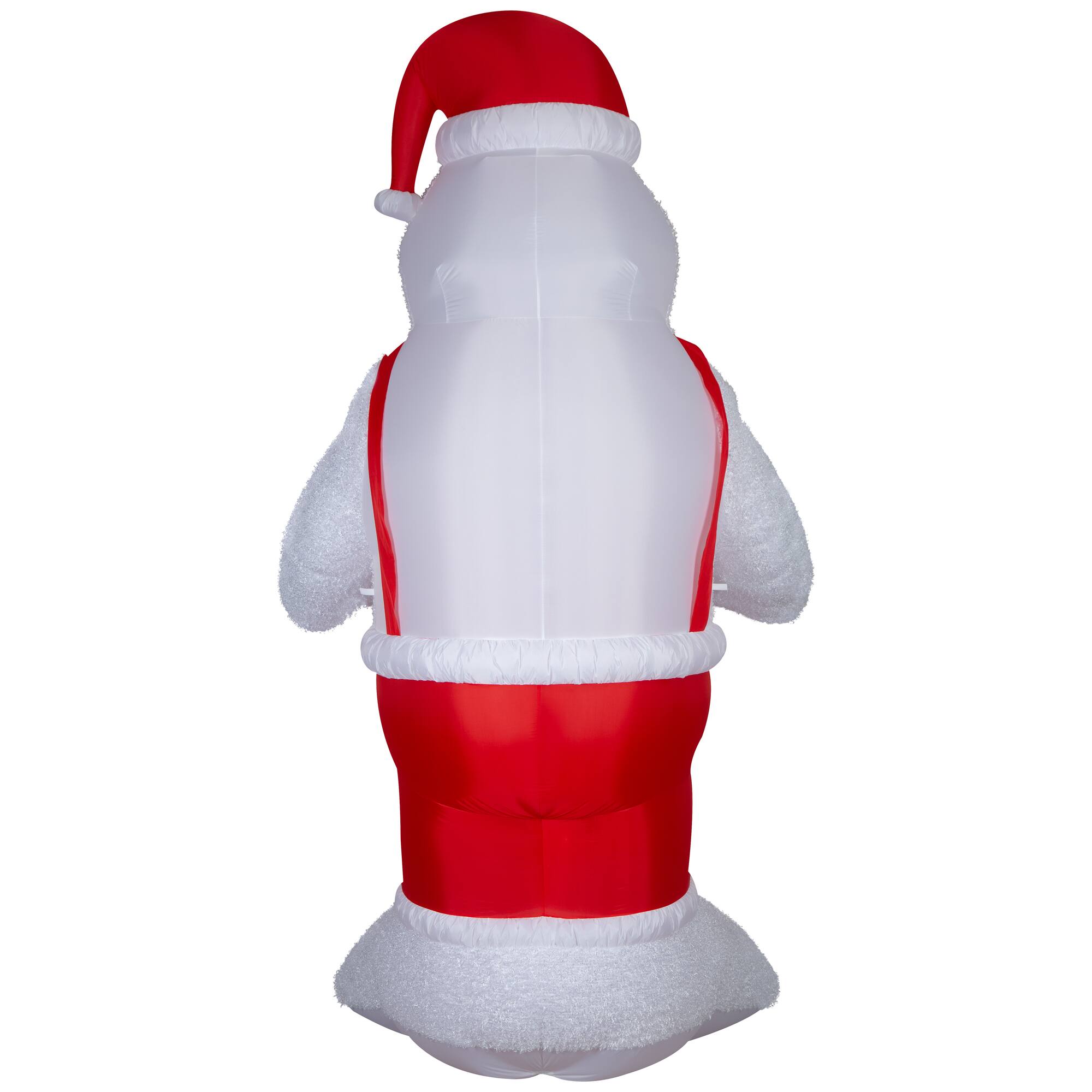 11ft. Airblown® Inflatable Giant Christmas Plush Bumble in Santa Hat & Suspenders